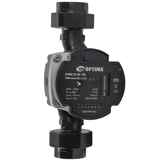 Насос циркуляционный энергосберегающий Optima PRIME UPMH 32-90AUTO 180мм + гайки (000027877) Киев