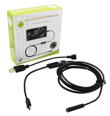 Камера Эндоскоп Android and PC Endoscope, гибкая USB-камера (100P) 5 м Коломыя