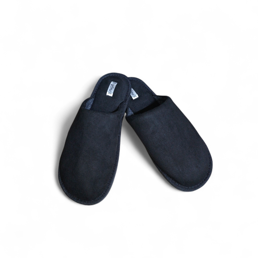 Чоловічі домашні тапочки закритий носок чорні тм "PaGo" подарункові Одеса - фото 4