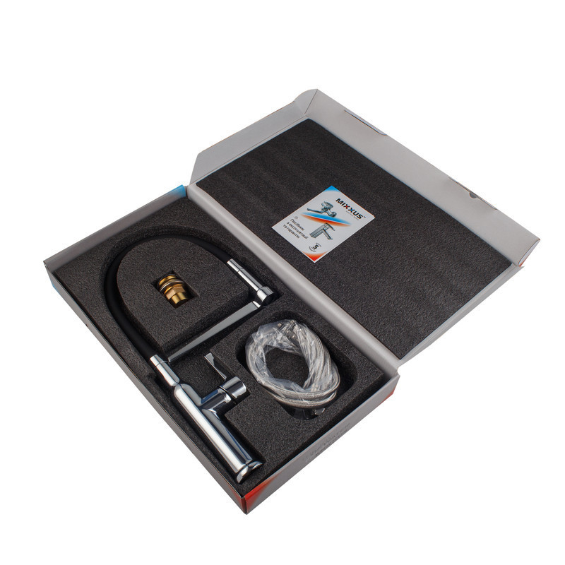 Змішувач для кухні MIXXUS PREMIUM PULL 017 REFL.BLACK (MI8277) ( 15522 ) Харків - фото 3