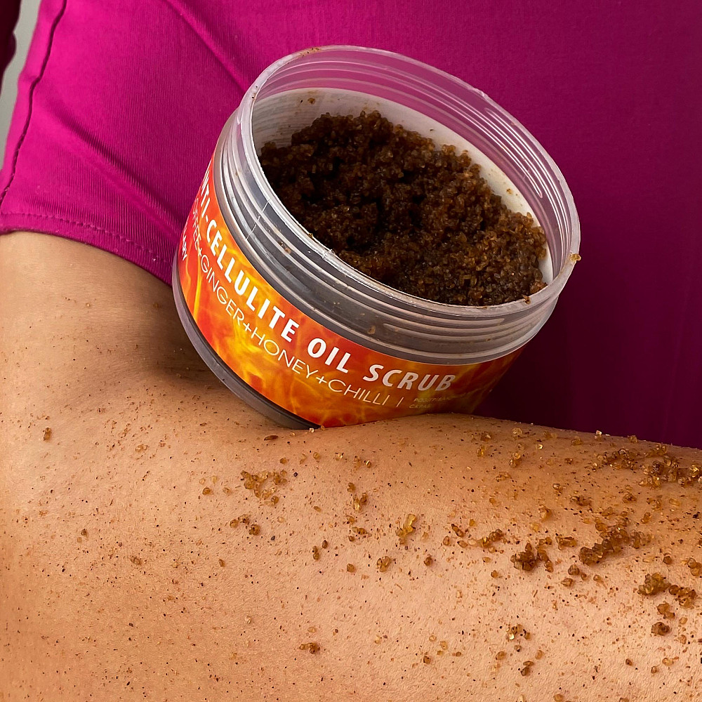 Антицеллюлитный массажный набор + Разогревающий скраб для тела Hillary Киев - изображение 2