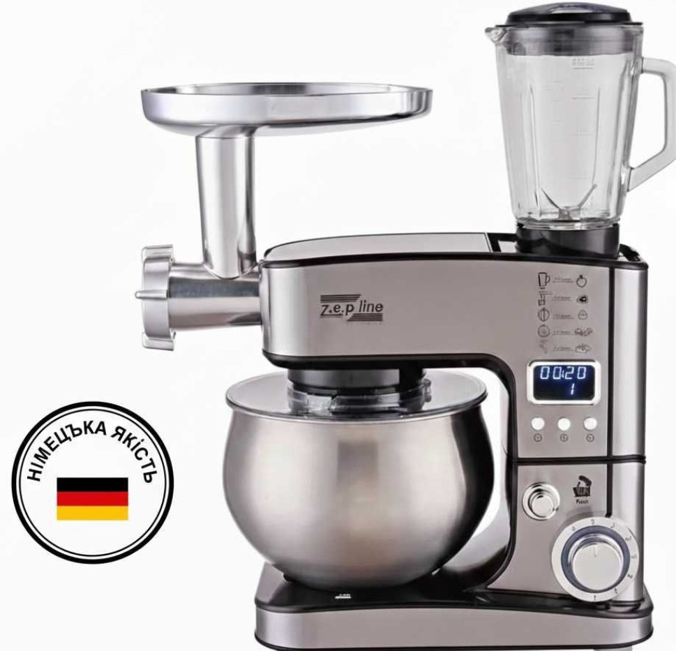 Кухонний комбайн є блендер міксер мясорубка тістоміс 7в1 з нерж. чашею. Харків - фото 8