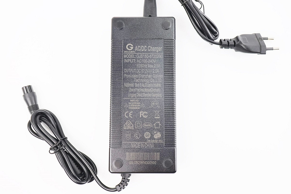 Зарядний пристрій для АКБ 67.2V-2.0A T4 TURBO (електросамокат) Київ - фото 2