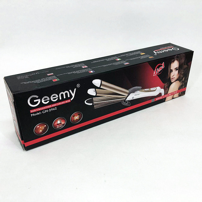 Утюжок для волосс GEMEI GM-2962, Плойка для завивки волос, Плойки для QK-465 волос качественные Киев - изображение 1