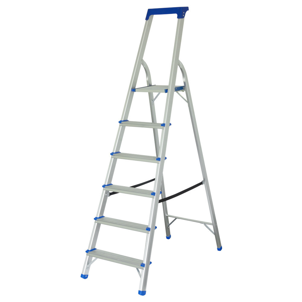 Драбина алюмінієва 6 щаблів 1.880 м SIGMA (5036644) Київ - фото 1