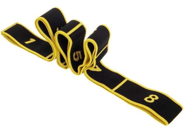 EasyFit Еспандер стрічка EasyFit з петлями для тренувань жовтий (MEDIUM) Коломия - фото 4