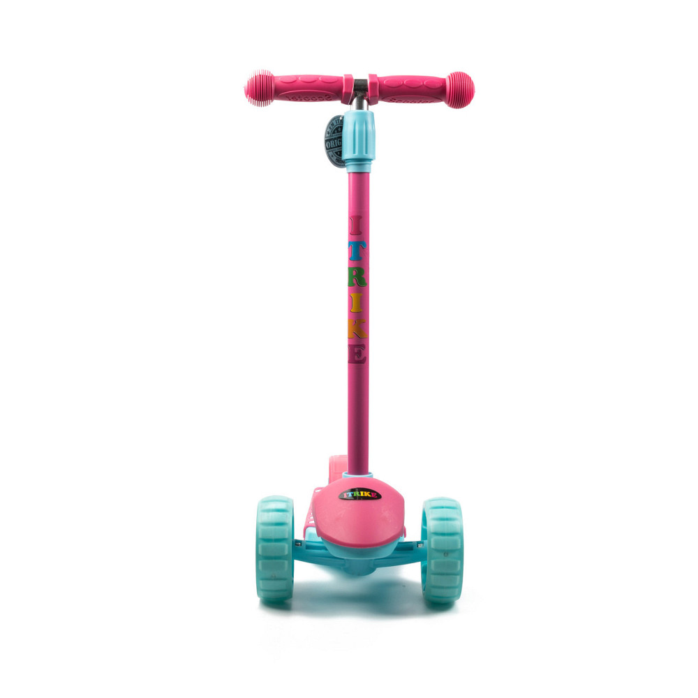 Самокат дитячий триколісний iTrike MAXI JR 3-060-34-P, кермо 56-68см, колеса ПУ з підсвічуванням, Рожевий Кам'янець-Подільський - фото 4