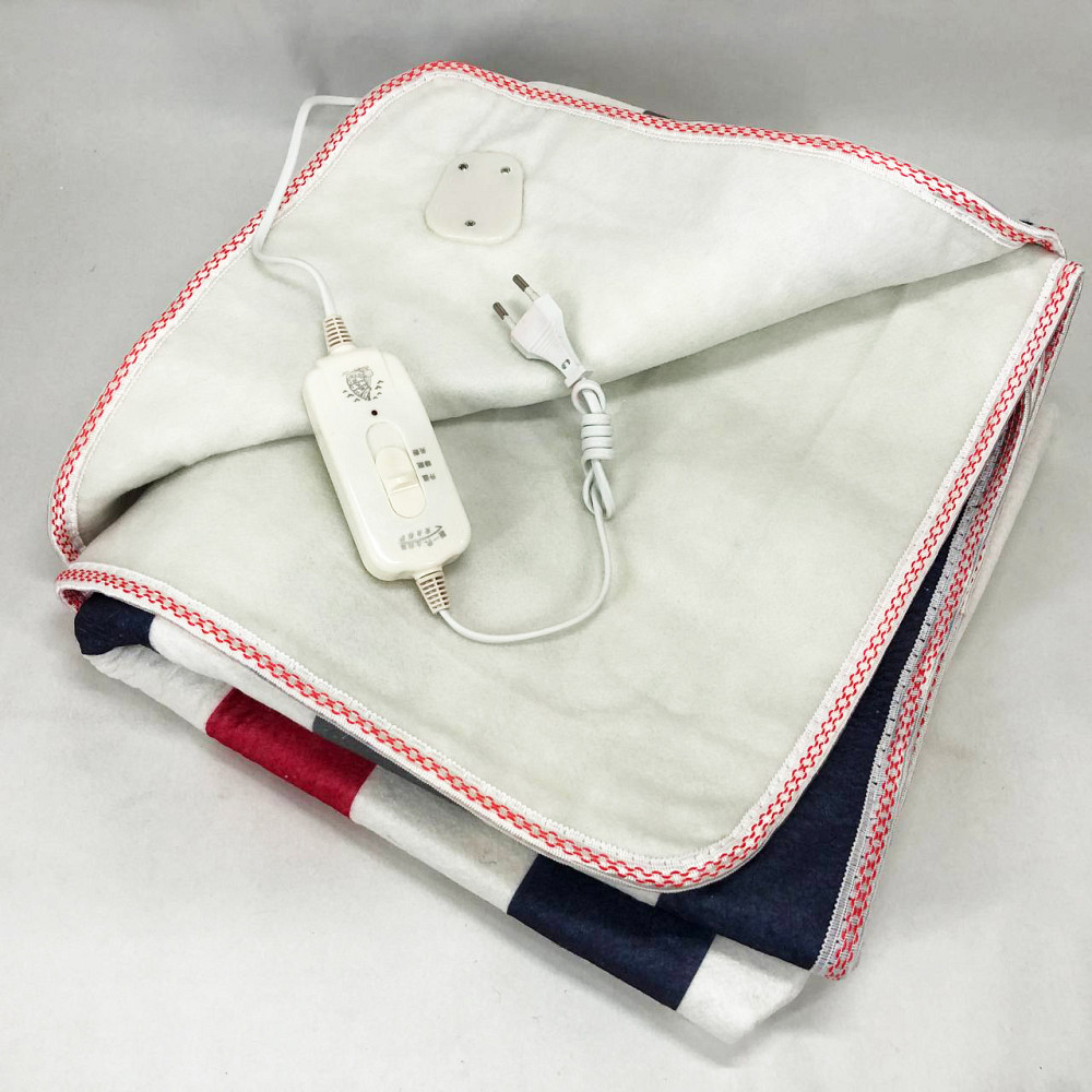 Електропростирадло 150х120 см тепле електро простирадло ковдра з підігрівом смужка RH-81 Львів - фото 2