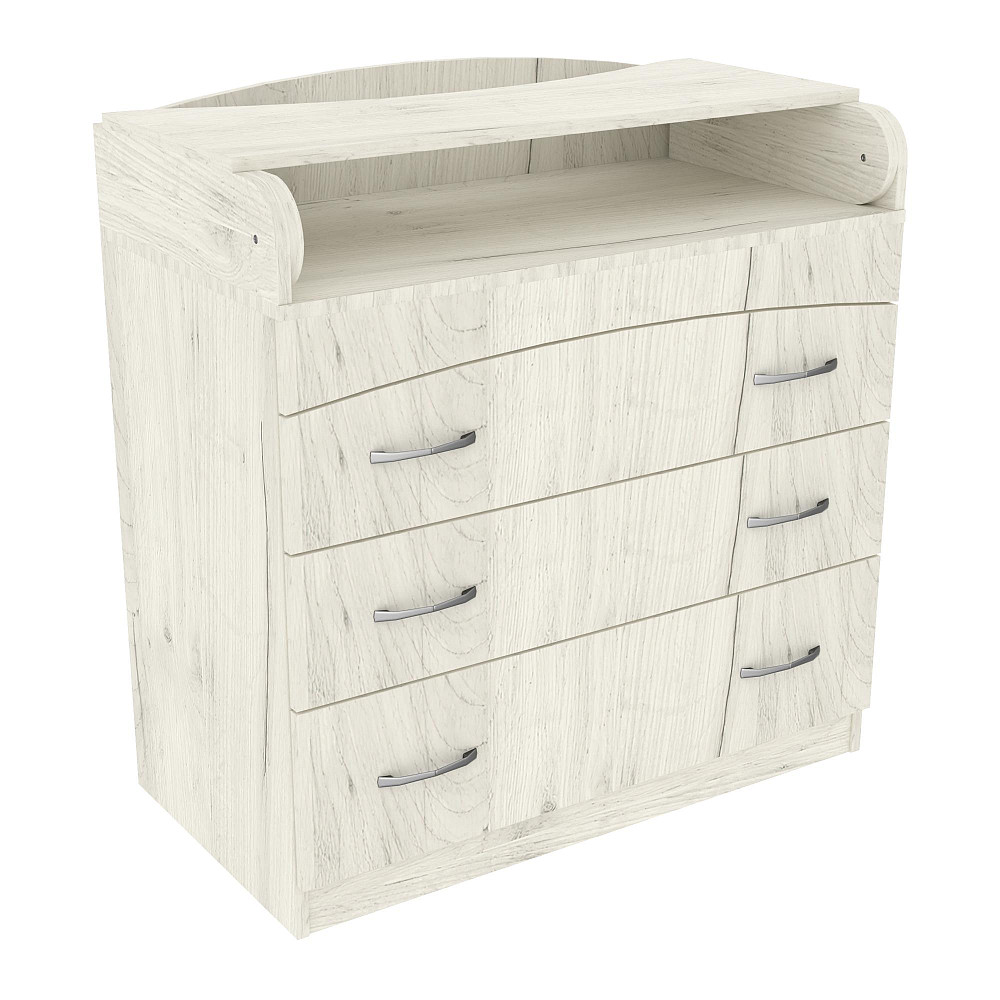 Комод пеленальний №2, Дуб Крафт Білий, 864/465/916 Львів - фото 1