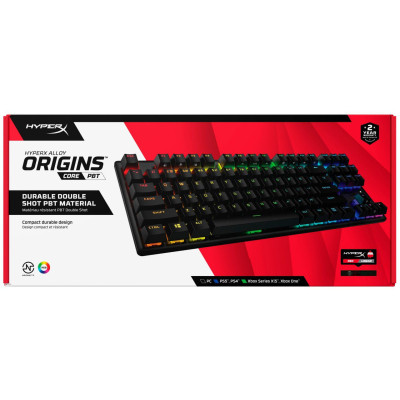 Клавиатура HyperX Alloy Origins Core PBT HX Red (639N7AA) Винница - изображение 8