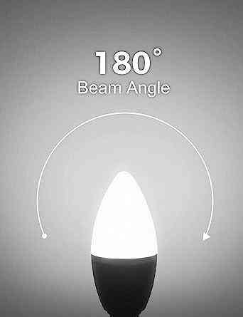 LED лампа-свеча Fulighture E14 C11 4 Вт 400 лм 6000K, аналог 40 Вт, холодный белый свет, 1 шт Киев