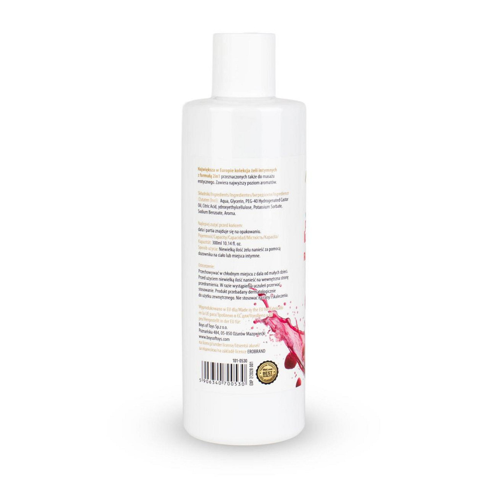 2в1 лубрикант та масажний гель - MyLove Aroma Series Intim&Massage Raspberry, 300 мл Sex Aura Київ - фото 6