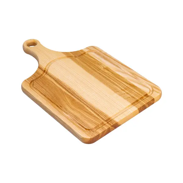 Кухонна обробна дошка дерев'яна 40×25 см з прямокутною основою C18W250400 Коломия - фото 2