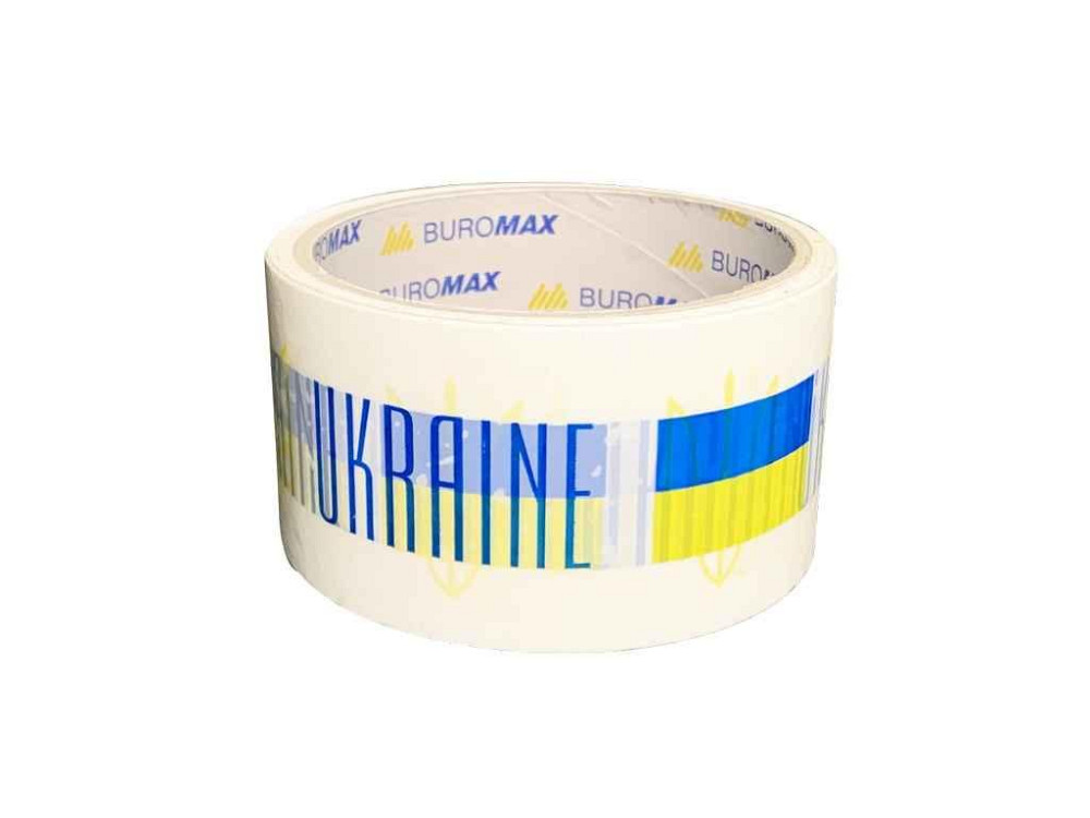Клейка стрічка 35м пак. 48мм Україна ТМ BUROMAX   Solmir Київ - фото 1