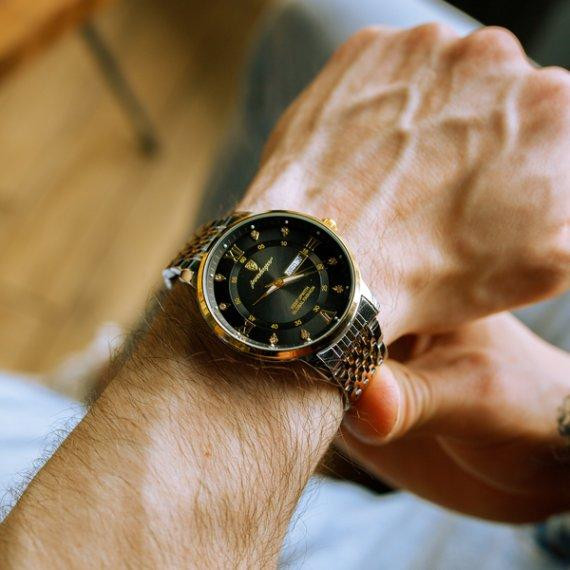 Годинник чоловічий наручний Hemsut Poedagar Чорний Вінниця - фото 9