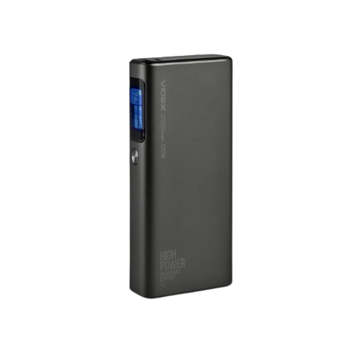 Павербанк 20000 mAh Videx VPB-323 100W PD LED дисплей чорний Житомир