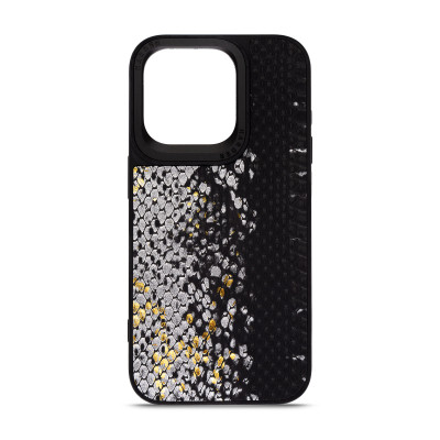 Чохол до мобільного телефона Harder Snake Pattern Apple iPhone 14 Pro Black (ARM76805) Вінниця - фото 1