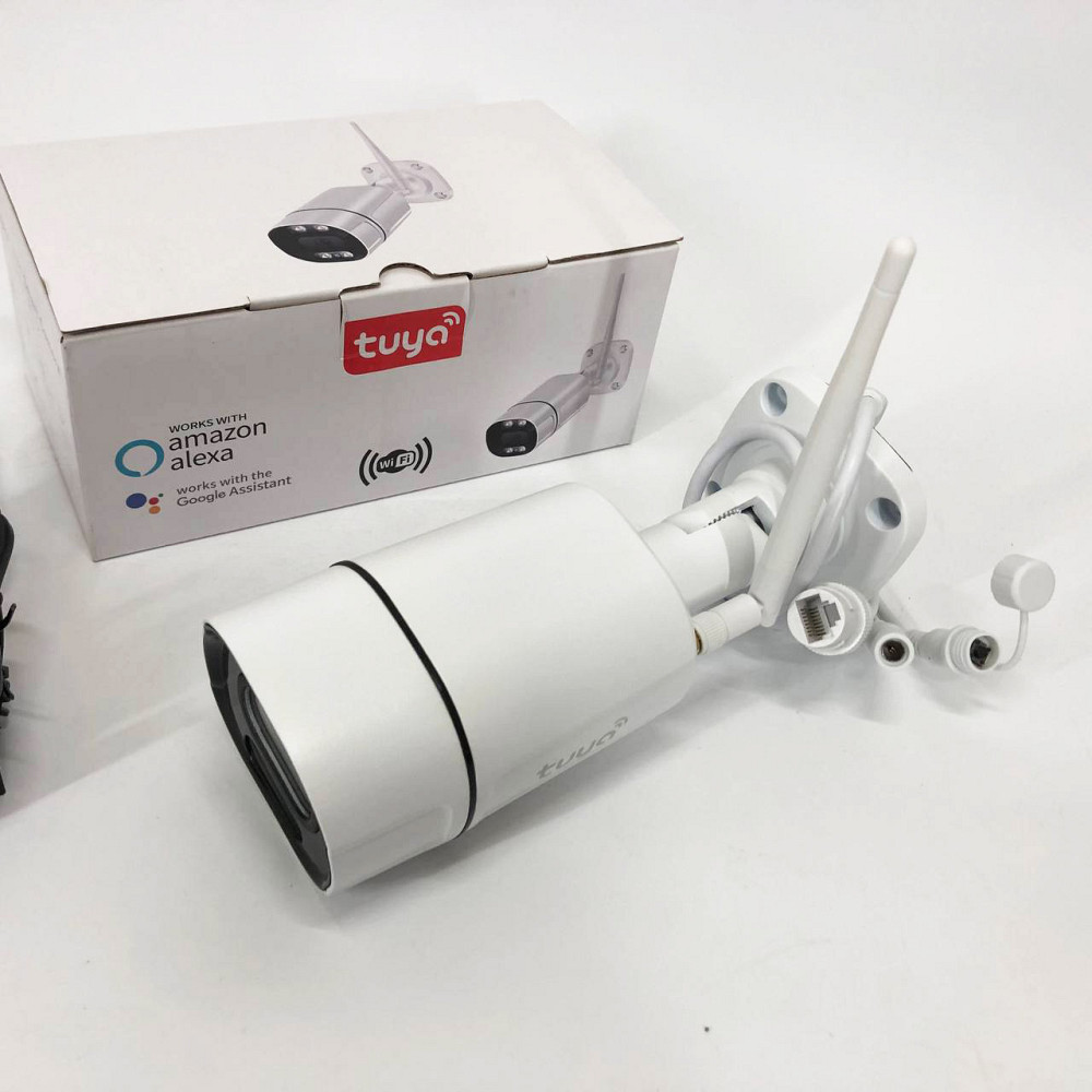 Камера відеоспостереження для дому із записом Camera C16 TUYA APP WIFI IP 3.0 mp, Поворотна відеокамера PZ-57 Львів - фото 7