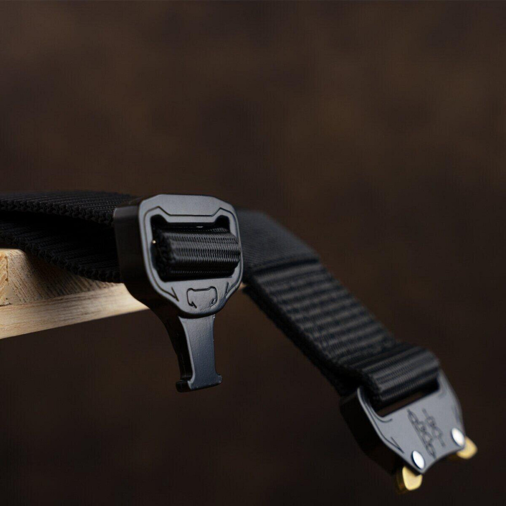 Ремінь чоловічий текстильний Vintage 20337 Чорний Київ - фото 6