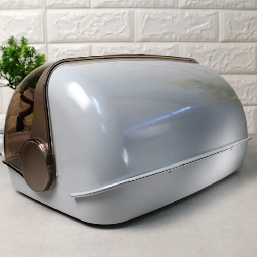 Хлібниця midi пластик 69 світло-сірий 