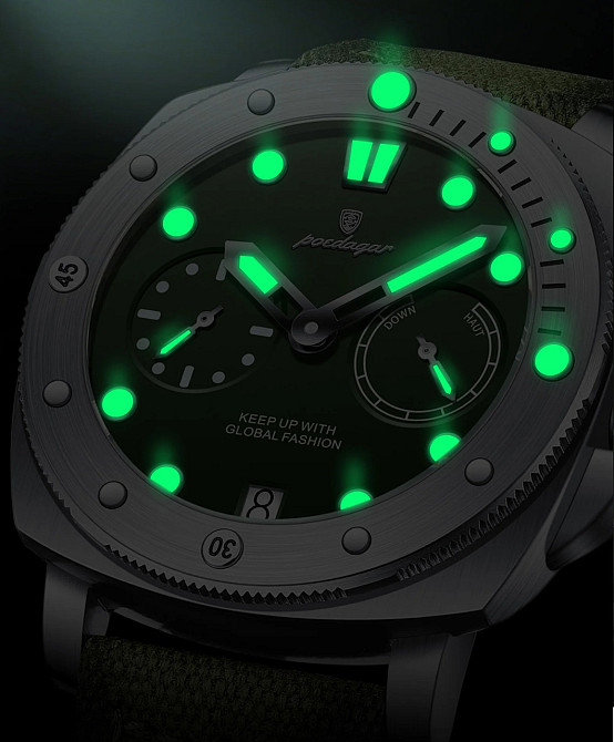 Годинник чоловічий наручний кварцовий Poedagar Select Зелений Вінниця - фото 10