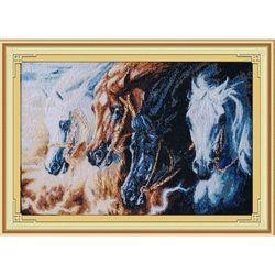 Тварини "Непокірні коні" 63х44см 14СТ, шт Київ - фото 1