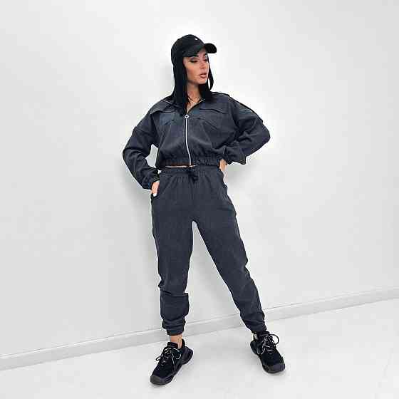 Вельветовый костюм-двойка Demien батал Киев