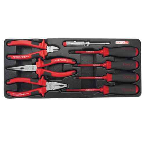 Набір діелектричного інструменту (1000V) 8 од. (в ложементі) TOPTUL GAAT0809 Одеса