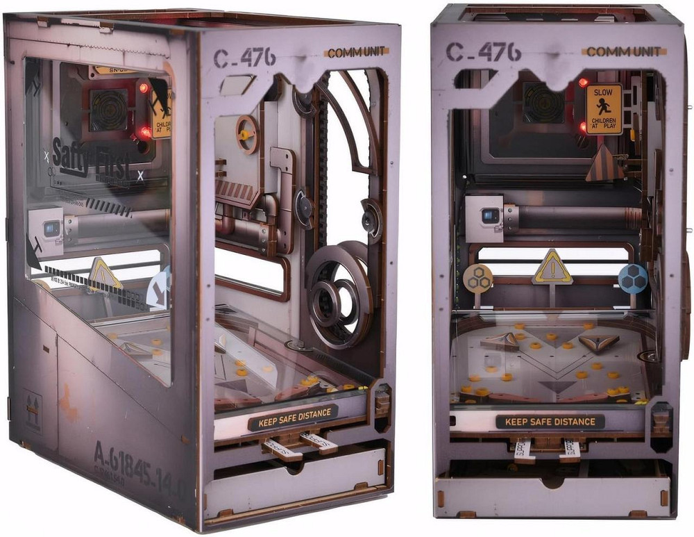 3D Румбокс бук нук DIY Книжний Кіберпанк + Пилозахисний купол SL-17 Київ - фото 3