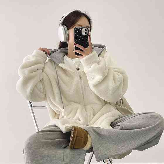 Жіноча повсякденна тепла оверсайз кофта Тедді Одеса