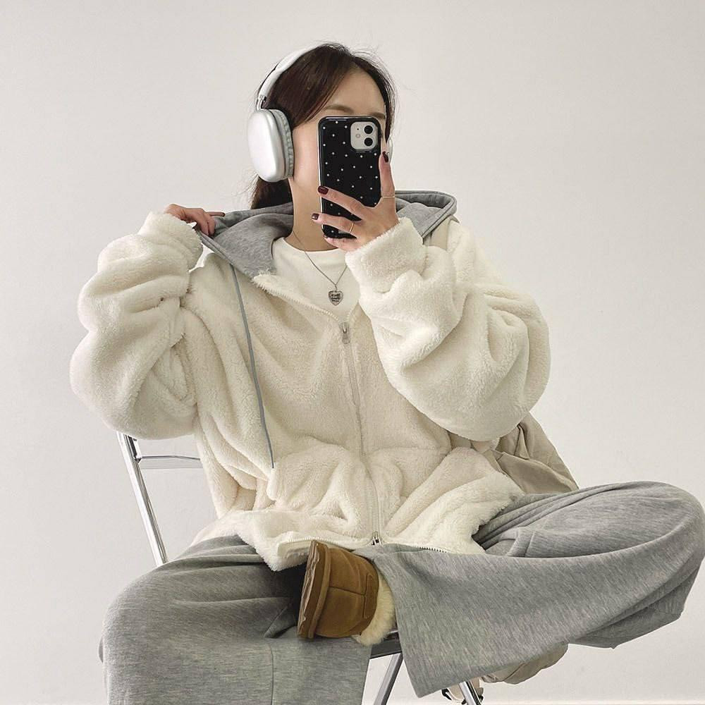 Жіноча повсякденна тепла оверсайз кофта Тедді Одеса - фото 4