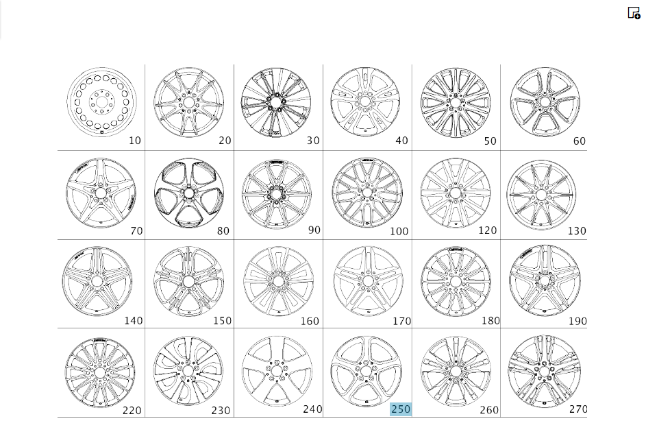 Mercedes-Benz  A2464011902 7X44 Комплект дисків 4 шт із датчиками тиску A0009050030 CLA Shooting Brake X117 CLA C117 Одеса - фото 1