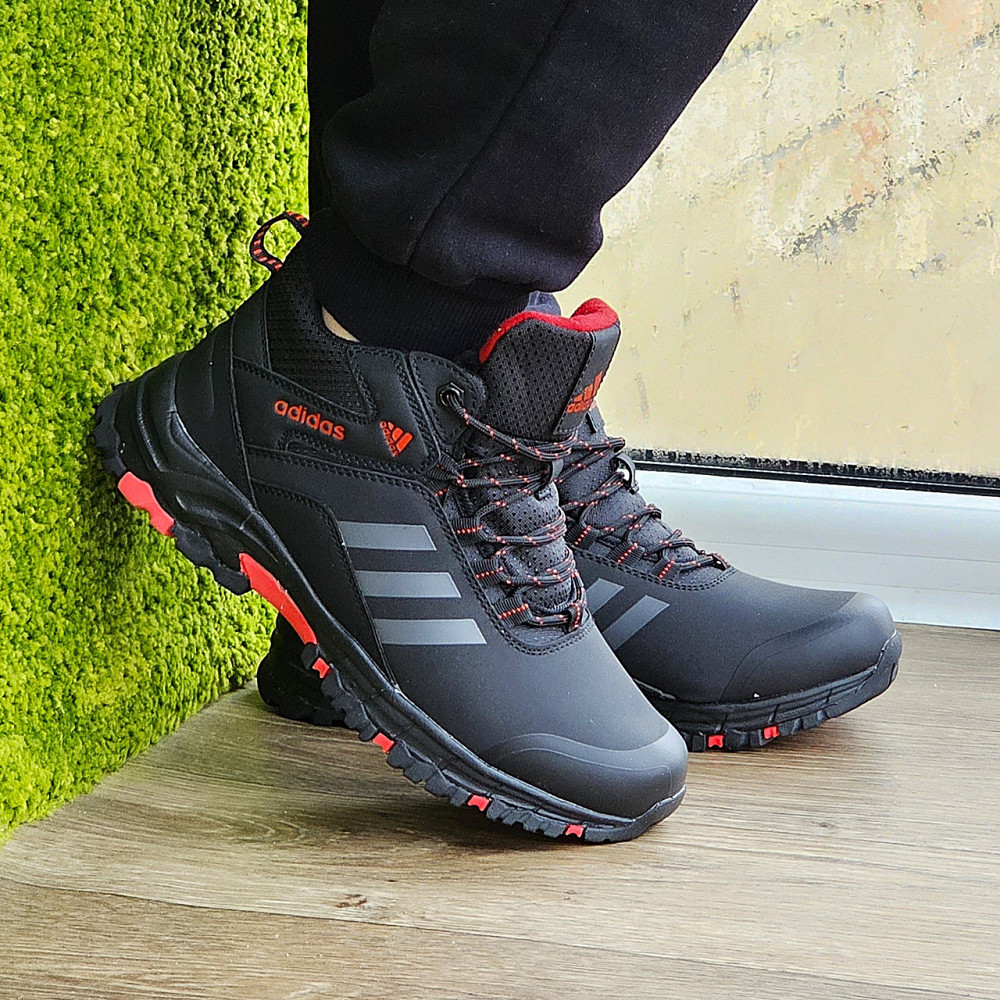 Зимние Кроссовки Adidas Terrex GORE-TEX с МЕХОМ Черные Мужские Адидас Гортекс (размеры: 41) - 3 Днепр - изображение 2