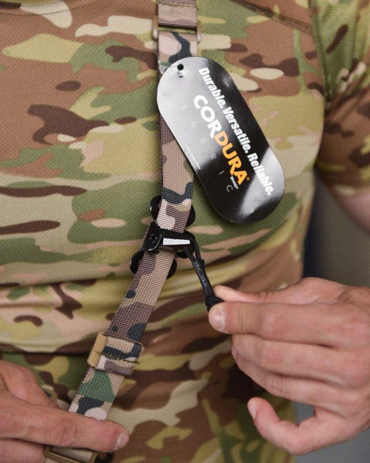 Ремінь двоточковий збройовий, Cordura Multicam стиль ferro concepts ВТ7051 Одеса - фото 4