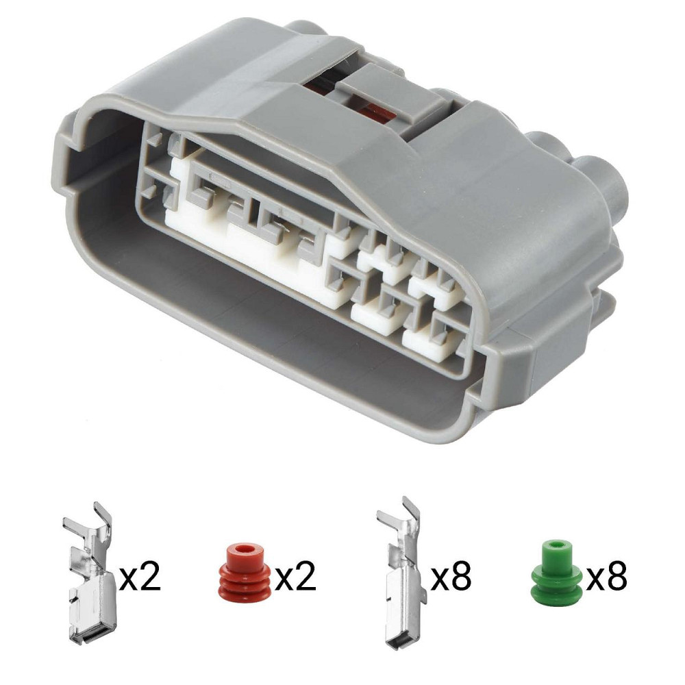 Разъем коннектор 10-кон., MG641316-4, KET Корея универс., Моторный отсек, Hyundai, Kia Киев - изображение 1