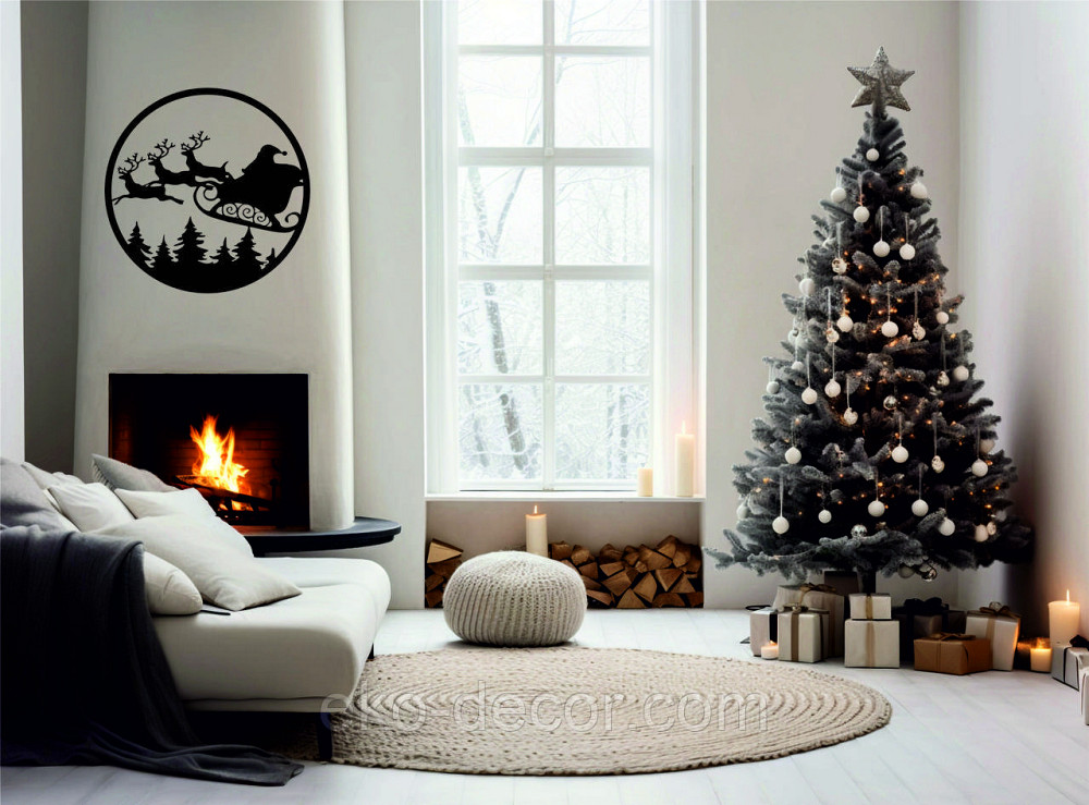 Декоративне настінне Панно «Новий рік», Декор на стену Київ - фото 3