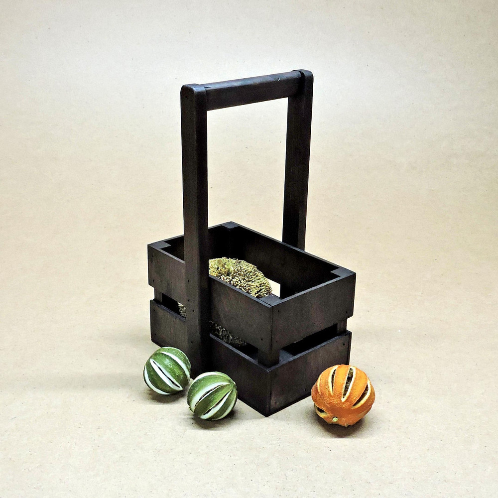 Подарунковий кошик "Шеллі 12х20" венге Миколаїв - фото 1