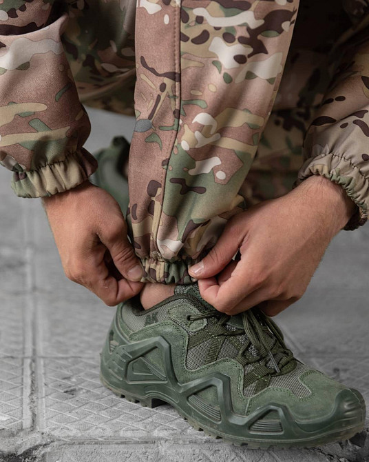 Зимовий тактичний чоловічий костюм Softshell (куртка та штани) Мультикам S Вінниця - фото 7