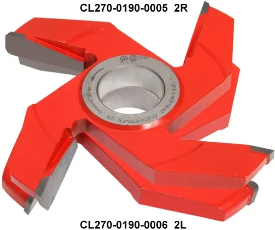 Глобус Фреза do płycin z=4 190x40x12 profil 2 LEWY CL27001900006 Киев