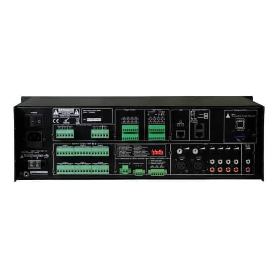 Підсилювач-контролер CMX EVAC-500, 6 зон, 19