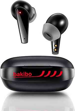 Бездротові Навушники Bakibo Bluetooth 5.1 TWS IPX7 З Мікрофоном, Сенсорним Керуванням та 30 Годинами Автономності Київ