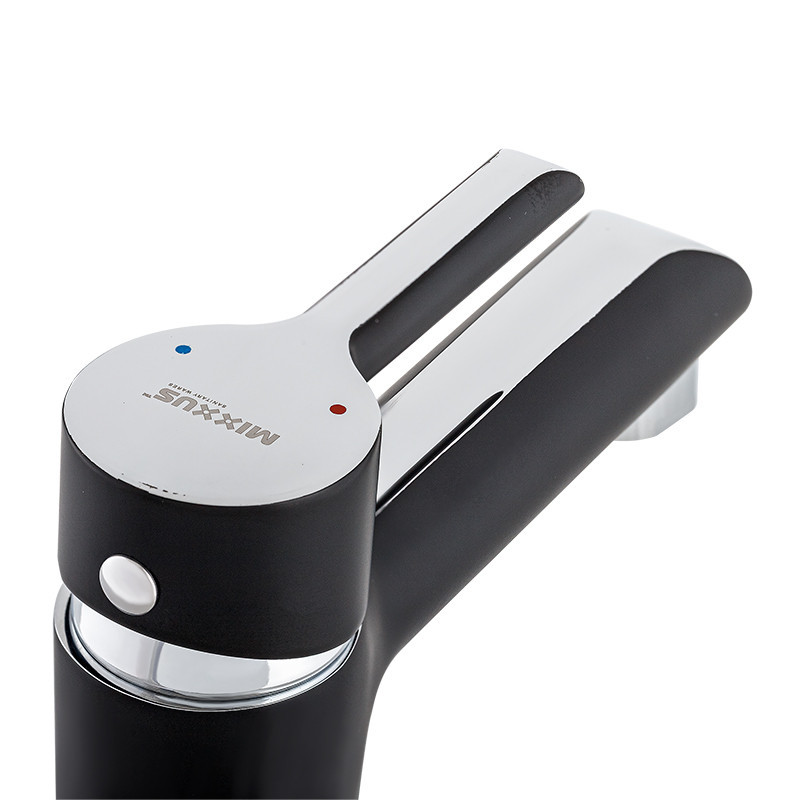 Змішувач для умивальника Mixxus Premium Edem 001 чорний (MI5838) Харків - фото 3