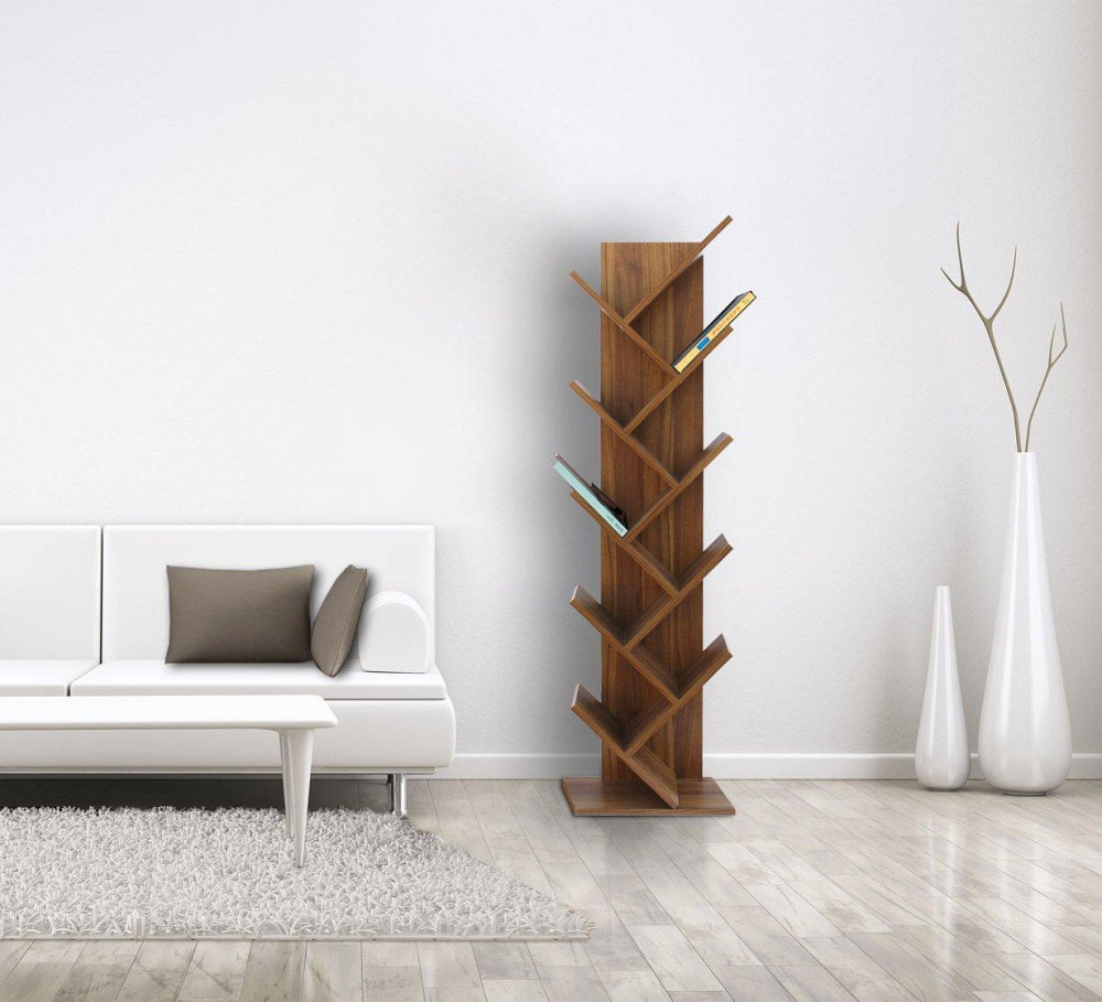 Книжковий стелаж "Муракамі 10" капучино Миколаїв - фото 3