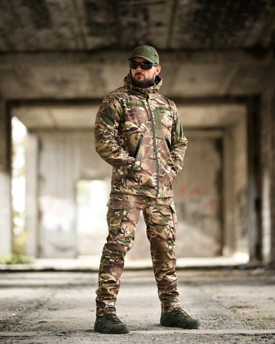 Демисезонный тактический костюм софтшел DEMENTIOZ мультикам ВТ6842 Одесса - изображение 2
