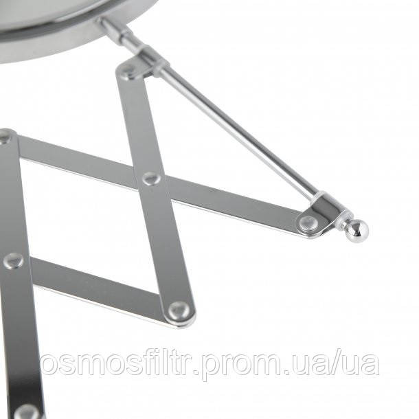 Зеркало Axentia увеличительное 3 1 настенное хром на гармошке до 57 см O 17 см (282802) Киев - изображение 4