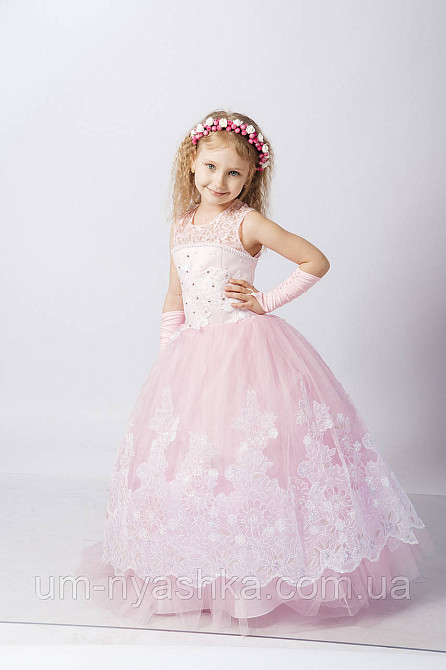 Длинное нарядное платье Кружево на 5-7 лет Кривой Рог - изображение 9
