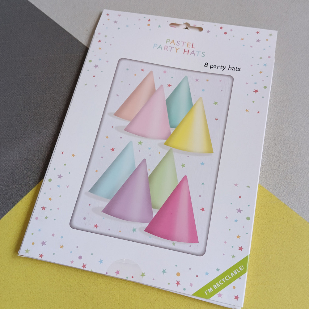 Набір ковпаків, 8 штук, висота 16 см, Happy Birthday Київ - фото 1