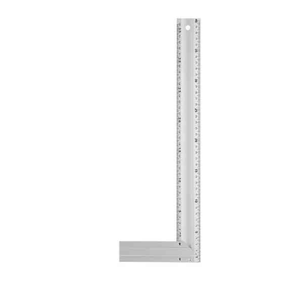 Угольник строительный алюминиевый, 400 мм INTERTOOL MT-2064 Киев