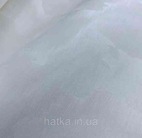 Шпалери вінілові на флізеліні Marburg Lava метрові абстракція хвилі білі зі сріблом Київ