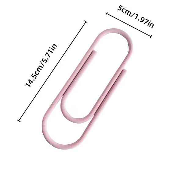 Закладка для книг в форме скрепки пластиковая 14.5 см Киев